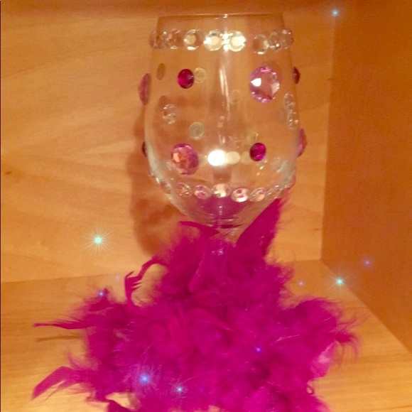 Fuzzy Wine Glass